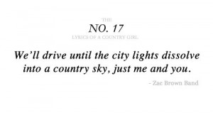 cute country song quotes for girls