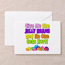 just pink jellybean Greeting Cards (Pk of 10)