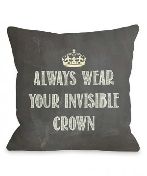 Invisible Crown' Pillow - Set of Two