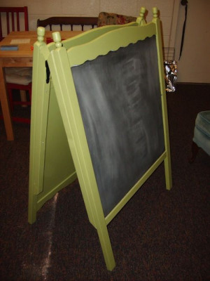 ... Kitchen, Old Cribs, Ideas, Chalkboards Easels, Baby Beds, Chalkboards