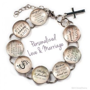 ... . Features names, wedding anniversary, initial and Bible verses
