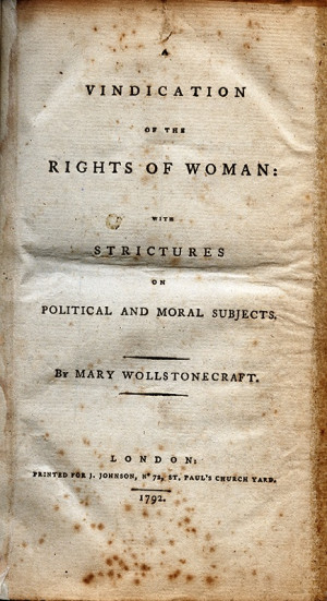 ... Gallery For > Mary Wollstonecraft A Vindication Of The Rights Of Women