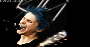 matt's blue hair