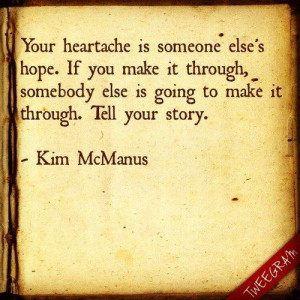 Heartache and hope . . .