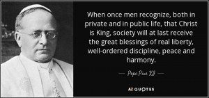 When once men recognize, both in private and in public life, that ...