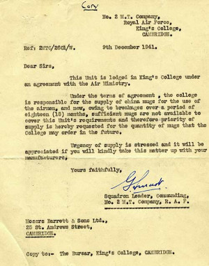 The Battle for Britain: King's on the home front