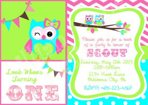 ... ://www.etsy.com/listing/152051402/owl-birthday-invitation-look-whoos