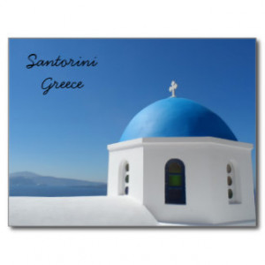 Santorini, Greece Postcard