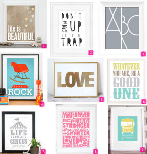 Favorite Nursery Quotes contemporary