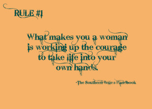 Texas Farmers Daughter: Quote from The Southern Belle's Handbook