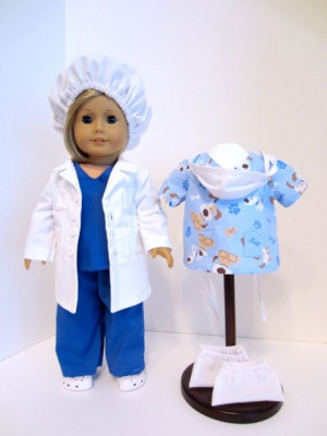 Kit has dreams of becoming a nurse or doctor. Kit is dressed to be lab ...
