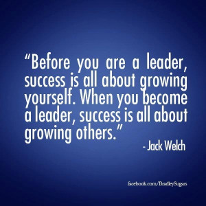 Jack Welch. True leadership. Mentoring.