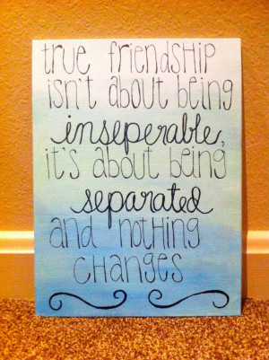 Friendship/Sisterhood quote ombre canvas by KMCreations11 on Etsy, $17 ...