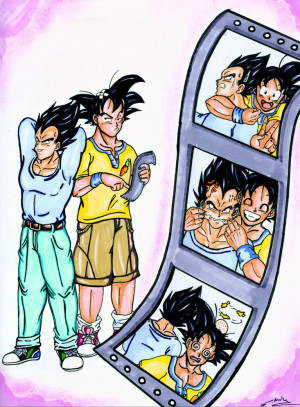Goku And Vegeta Funny Comics