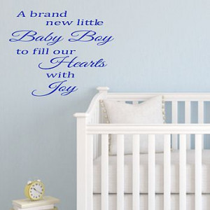 homepage > MIRRORIN > BABY BOY VINYL WALL STICKER QUOTE