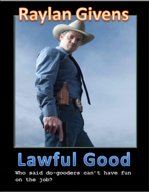 First is Raylan Givens from Justified :