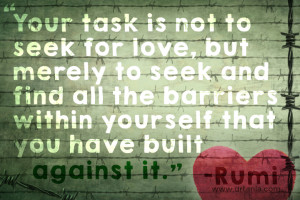 Rumi Quote on Love