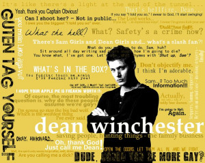Supernatural Dean Winchester Quotes
