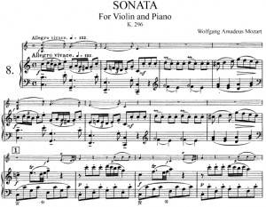Violin Sonatas Sheet Music Gif