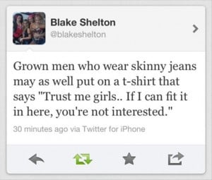 funny blake shelton twitter quotes