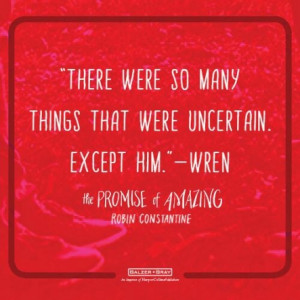 Media | Quote #2 from THE PROMISE OF AMAZING by Robin Constantine