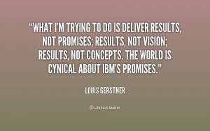Quotes About Delivering Results