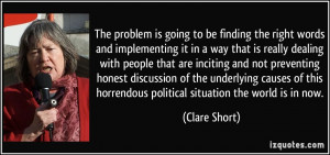 The problem is going to be finding the right words and implementing it ...