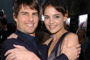 Top guns: Tom Cruise and Katie Holmes