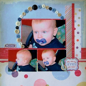 New Baby Girl Scrapbook Layouts | Baby Scrapbook Pages – Baby Eyes