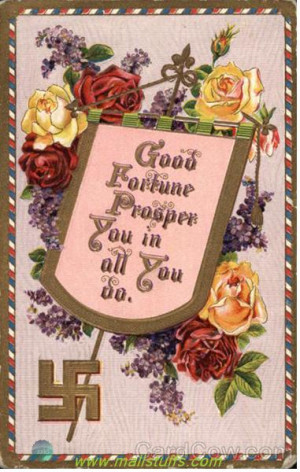 having plenty of attractive flowers conveys the message of good luck ...