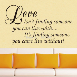free-shipping-ZY8235-love-is-not-finding-wall-stickers-quotes-English ...