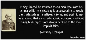 More Anthony Trollope Quotes