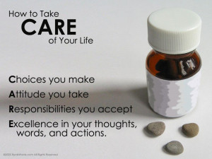 Motivational Wallpaper on Life : How to take care of your life