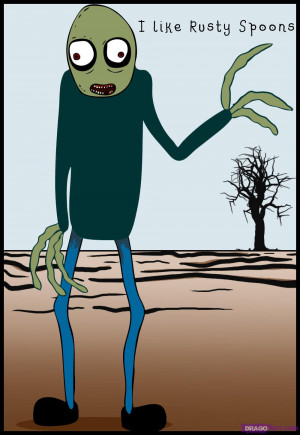 how to draw salad fingers