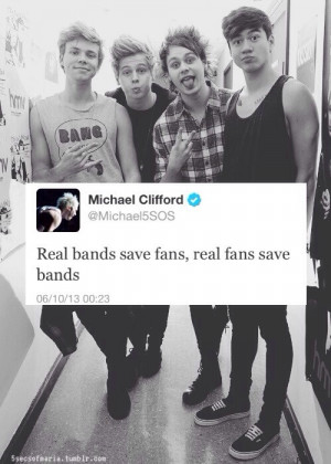 Real band save fans, real fans save bands | tw- nouisftmylaugh | tmblr ...