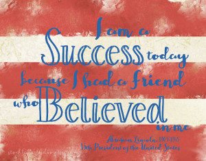 Abraham Lincoln Quote Printable Art, Digital success Quote 11x14 ...