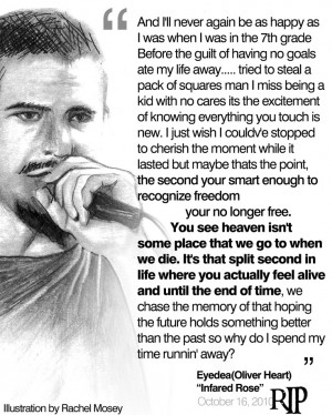 Eyedea Quotes Rip to a legend #eyedea