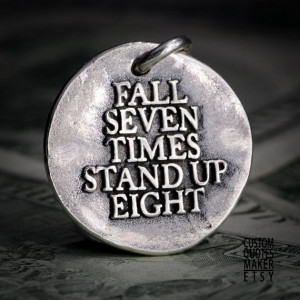 Stand up eight (189) Inspirational Custom Quotes on Solid Pure Silver ...