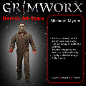GRIMWORX Horror AllStars - Michael Myers Halloween Decorations