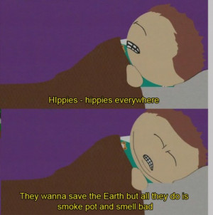 Cartman Hippies