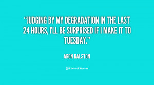 And that's where I'm finally at today - my life is about being with my ...