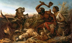 The Hunted Slaves Painting