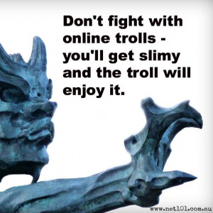 Online trolls. Social media #quotes
