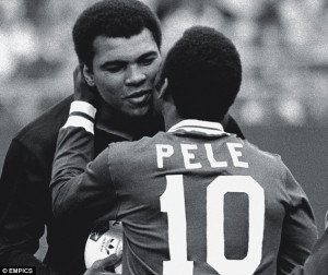 Friends: Pele and Muhammad Ali have been close since the height of ...