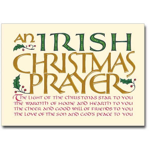 An Irish Christmas Prayer - Christmas Cards (Package of 18)