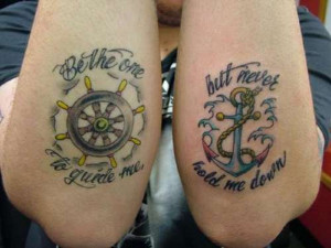 Anchor And Wheel Tattoos – Designs and Ideas