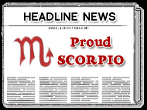 Scorpio Picture for Facebook