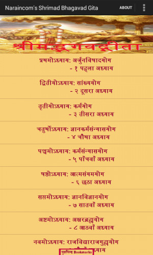 Shrimad Bhagavad Gita in Hindi- screenshot