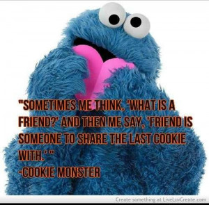 Cute. Love Cookie Monster