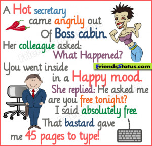 funny boss secretary jokes